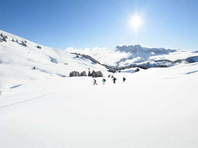 Piste rouge "Bellevue" / Rando-Parc Morgins