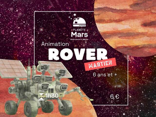 Mission rover martien
