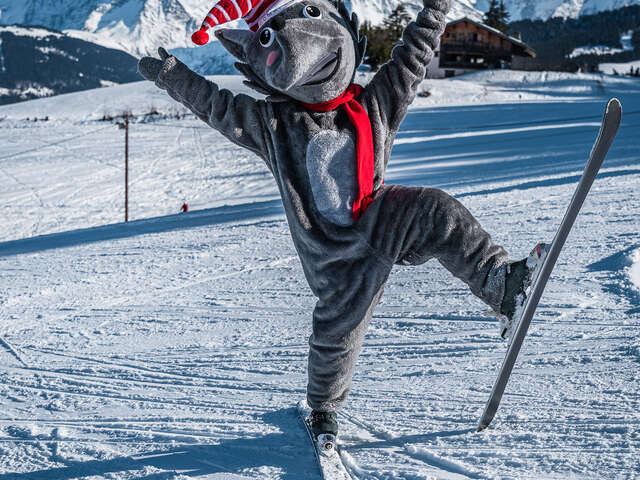 Pot de bienvenue à ski