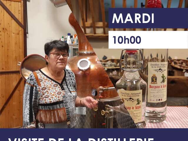 Visite de la distillerie artisanale de la Dent d'Oche