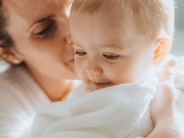 Bains du Mont-Blanc - Séance bébé maman papa