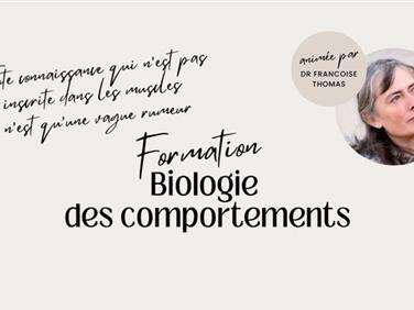 Formation « Biologie des comportements »