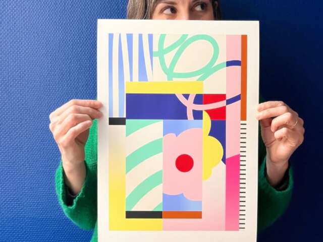 Mosaïque colorée de Sophie Convers