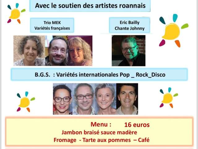 Soirée repas animée - téléthon