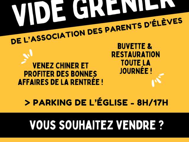 Parents' Association Yard Sale