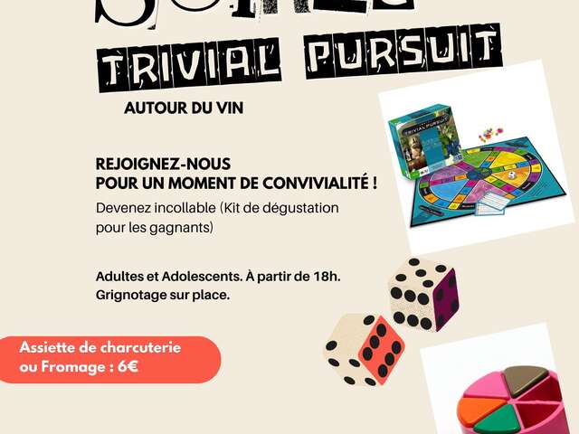Soirée Trivial Pursuit (autour du Vin)