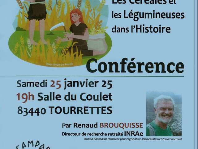 Conférence L'invention de l'Agriculture : les Céréales et les Légumineuses dans l'histoire