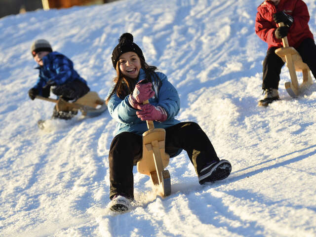 Haribo kids snow : initiation au paret, luge traditionnelle
