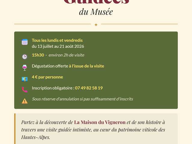 Visite de la Maison du Vigneron