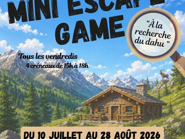 Mini escape game "In search of the dahu".