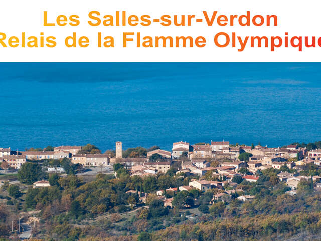 Relais de la Flamme Olympique - Les Salles-sur-Verdon