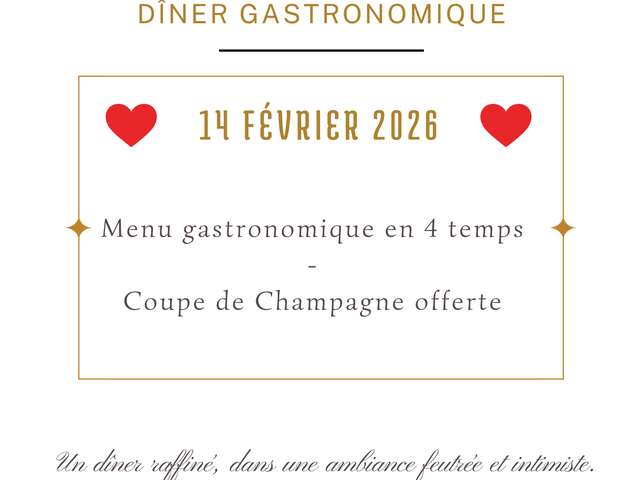 Ein Gourmet-Dinner zum Valentinstag