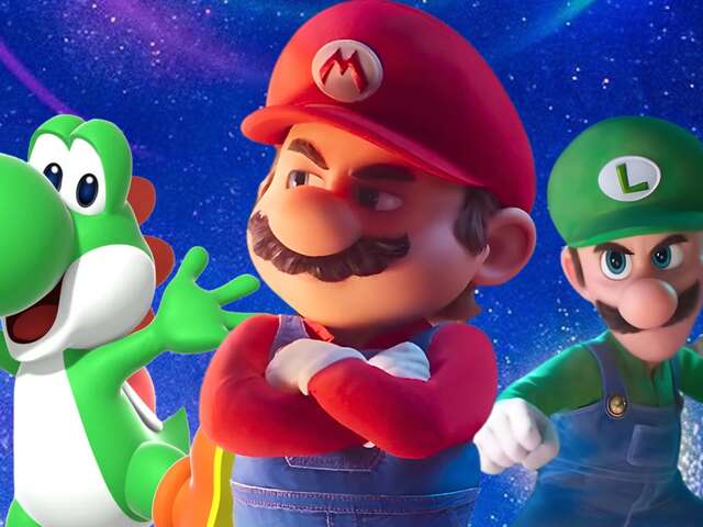 Séance de cinéma "Super Mario Galaxy"