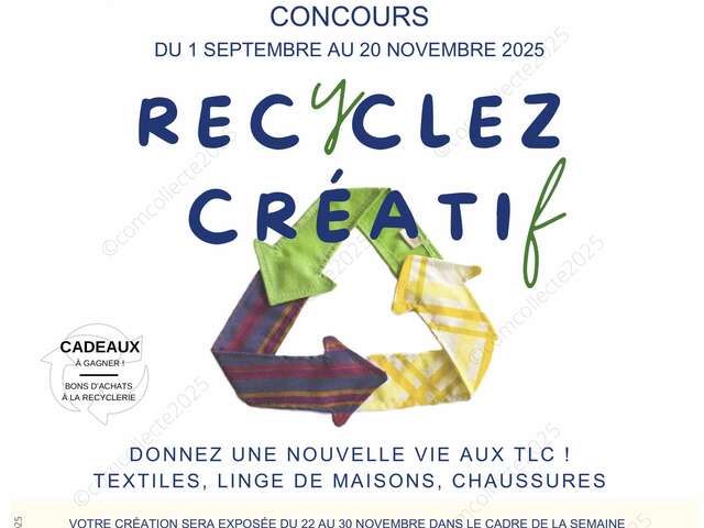 Concours Recyclez Créatif