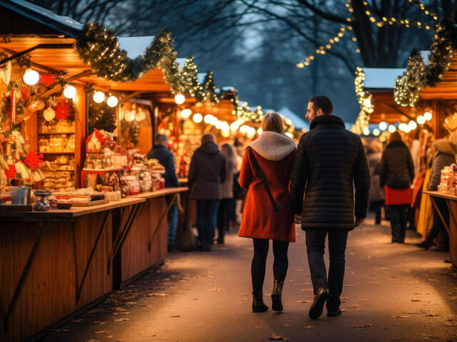 Christmas market in Le Lavandou