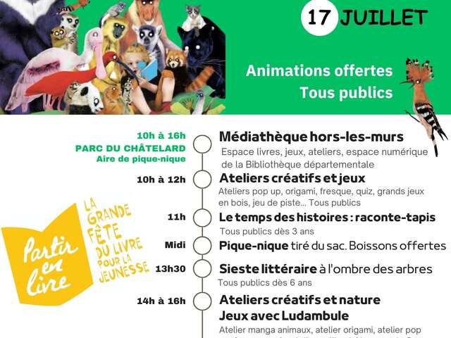 Journée festive Partir en Livre