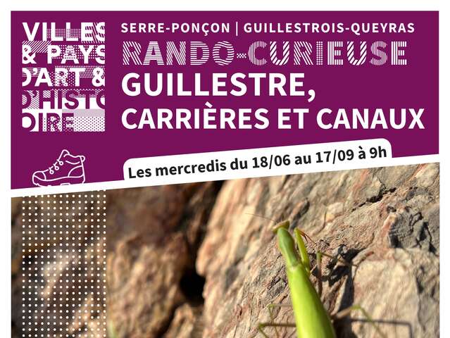 Rando curieuse : Carrières et canaux de Guillestre