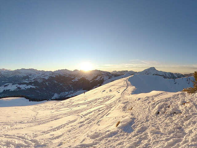 'Bellevue' Red Trail / Rando Parc Morgins