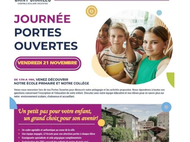 Journées Portes Ouvertes de l'École Saint Charles