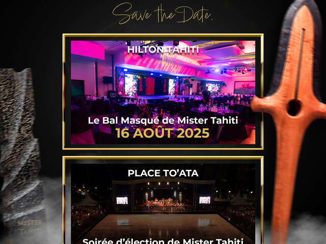Le bal masqué de Mister Tahiti 2025