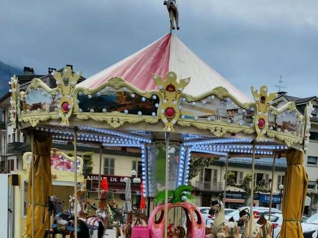 Wooden horse carousel