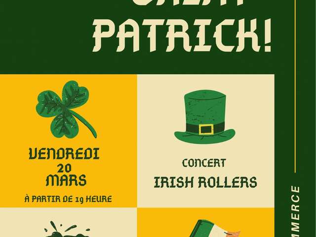 Soirée Saint Patrick au Café du Commerce