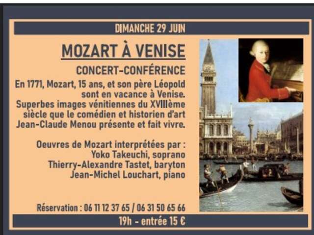 Concert - Conférence " Mozart à Venise " - Musique dans la Nef
