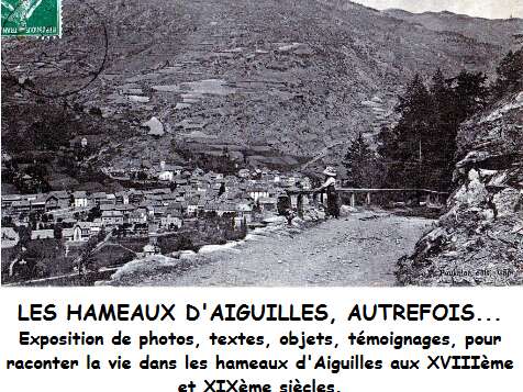 Exposition sur les hameaux d'Aiguilles, autrefois