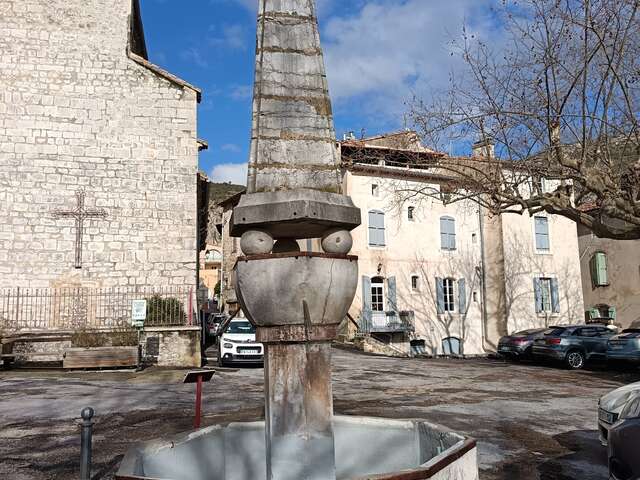 La Fontaine de l'Eglise d'Anduze