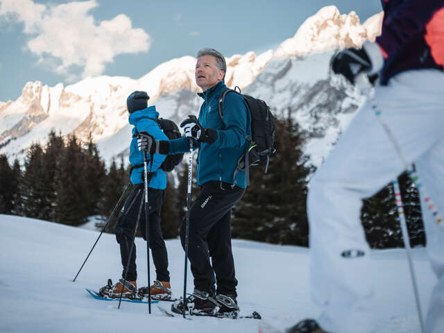 Itinéraire raquettes 20 - Le petit Balcon des Aravis