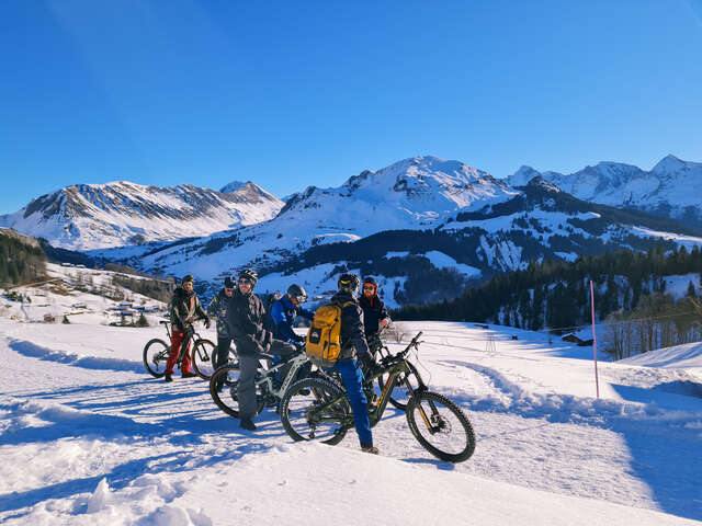 Chinaill'e-Bike : Rando Sportive en VTTAE sur neige