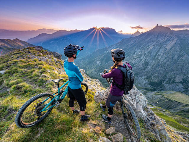 Itinéraire enduro "Le Roc d'Alibrandes"