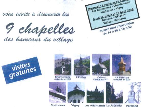 Visites des Chapelles de Samoëns