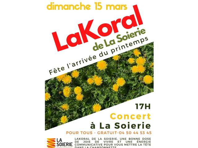Concert : Lakoral de la Soierie fête le printemps