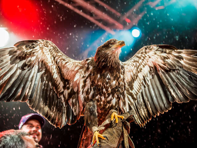 Cérémonie de remise des prix du slalom Géant du 70e Critérium