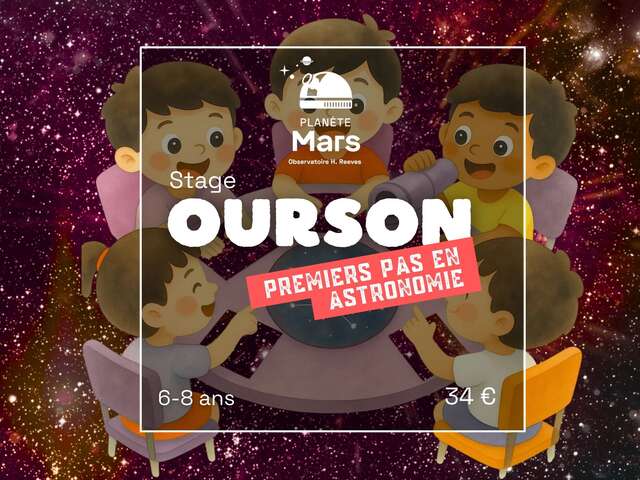 Stage Ourson : Premiers pas en astronomie