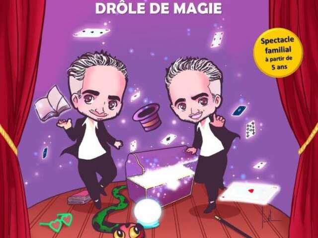 Les jumeaux magiciens dans Drôle de magie