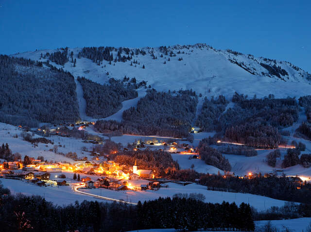 Slalom parallèle amical nocturne