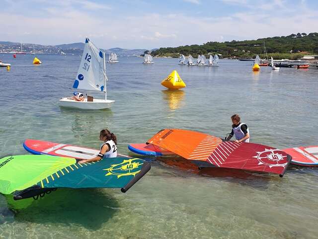 Spot de Voiles de la Baie des Canebiers à Saint-Tropez