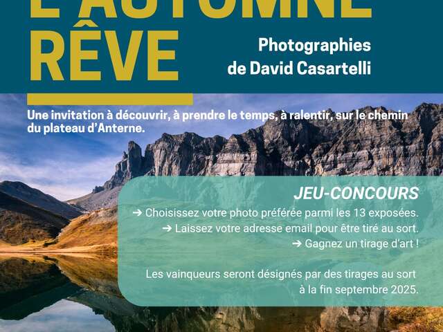 Expo photos au refuge Alfred Wills "Là-haut, l'automne rêve"