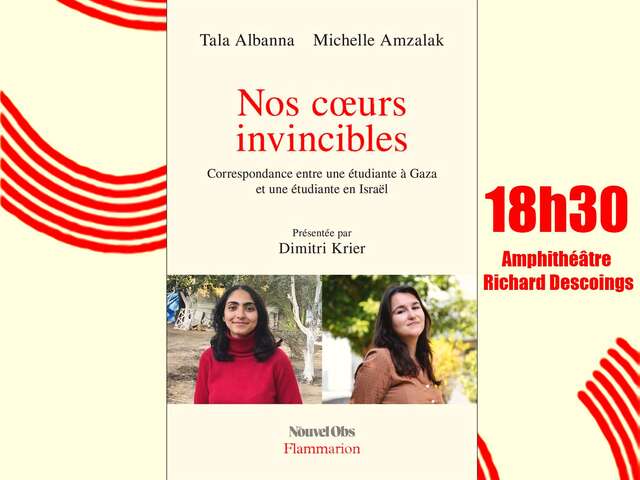 Presentation of Dimitri Krier's book "Nos cœurs invincibles" ("Our invincible hearts")