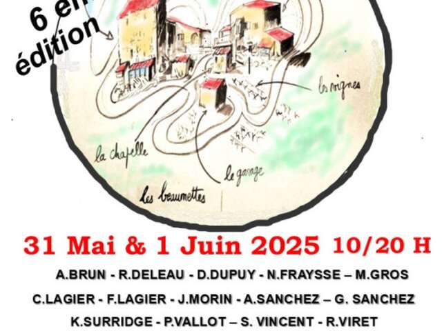 Tentoonstelling "Kunst in de Hameau des Beaumettes