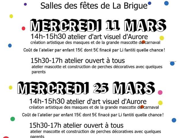 Carnival decoration workshop