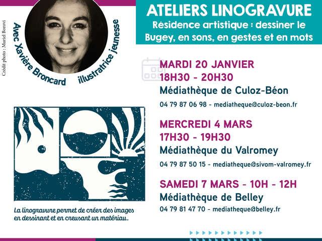 Linogravons le territoire ! Avec Xavière Broncard