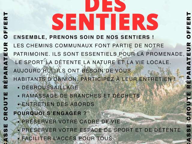 Journée d'entretien des sentiers