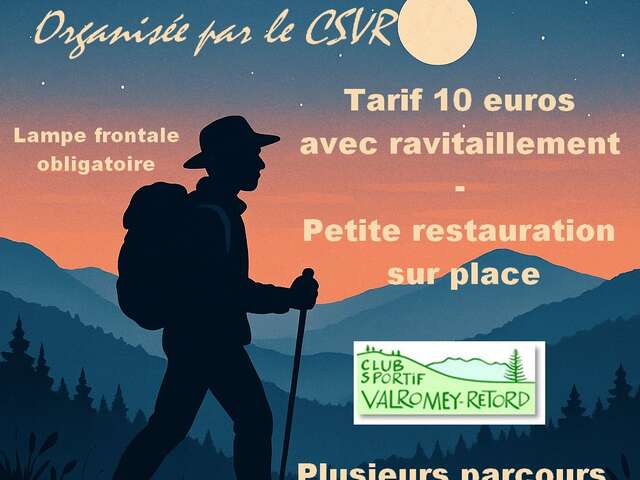 Randonnée pédestre semi-nocturne aux Plans d'Hotonnes