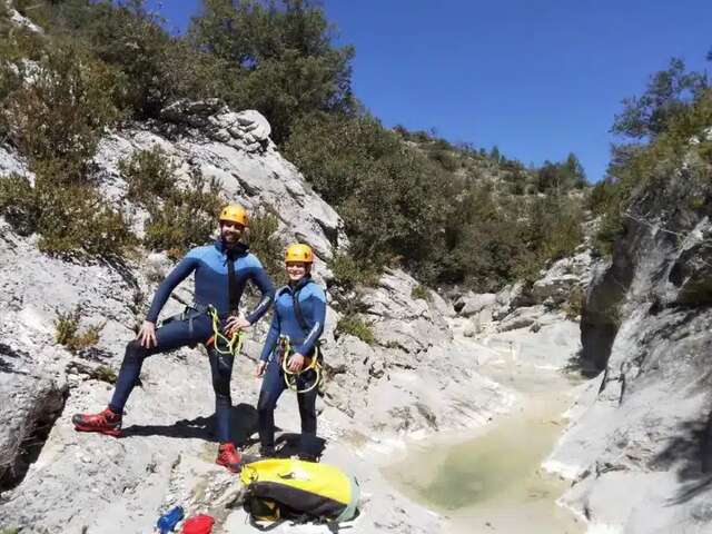 Randonnée aquatique  - Canyon découverte "Les Marmites du Diable" avec Ecrins Spéléo Canyon
