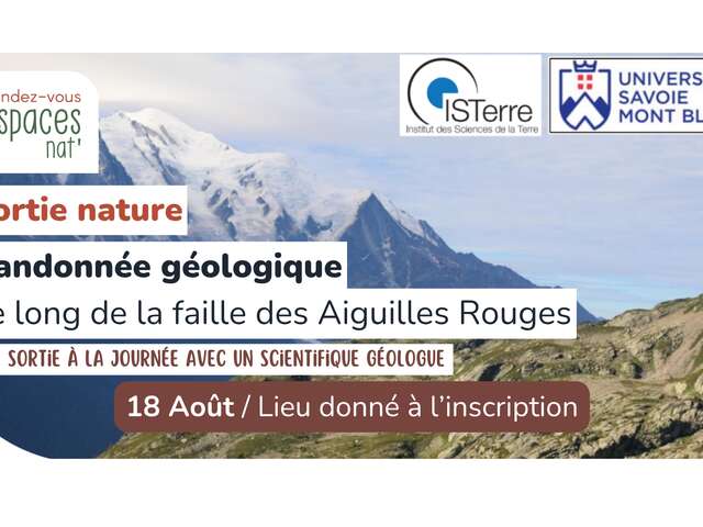 Sortie nature - Randonnée géologique le long de la faille des Aiguilles Rouges