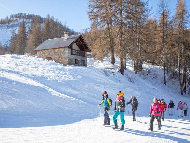 Marche nordique sur neige