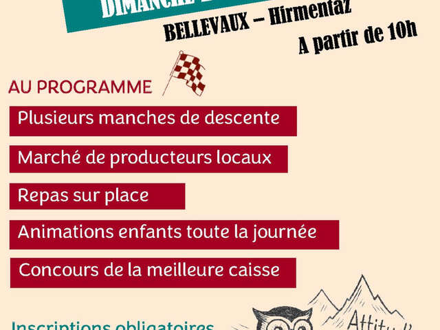 Grande Course de caisses à savon - 1ère édition